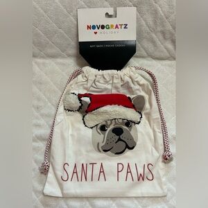 Novogratz Holiday Santa Paw Sack NWT